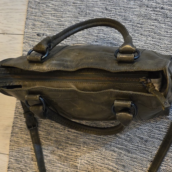 FRYE AND CO. Olive Leather Satchel - Picture 5 of 9